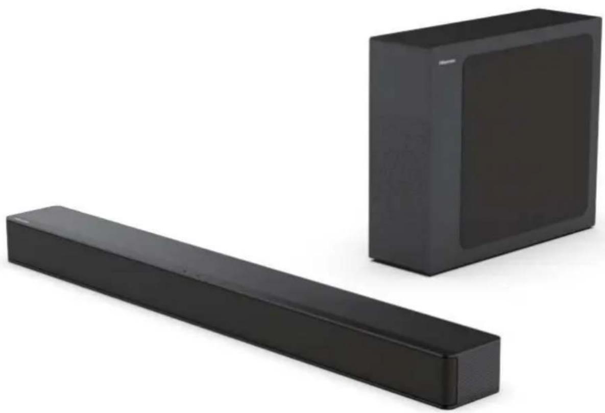 HISENSE MH6TL4TB - Канален Саундбар со Безжичен Субвуфер Модел: HS2100 - 1