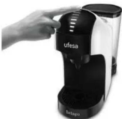 UFESA Bellagio - Starting the machine: - 3