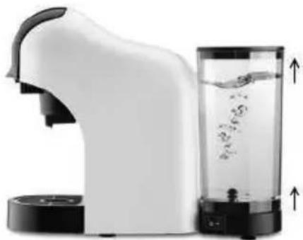 UFESA Bellagio - Starting the machine: - 1