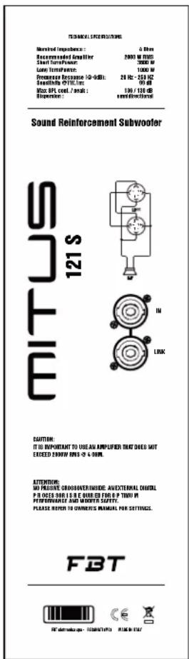 FBT Mitus 112 - 121SA / 118SA - 2