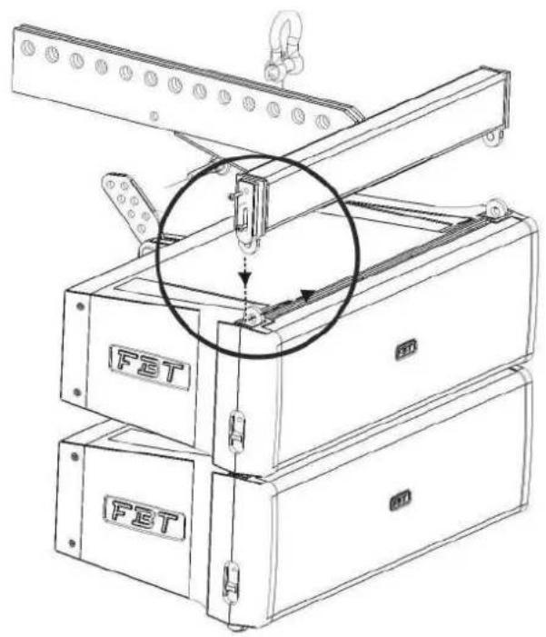 FBT Mitus 112 - AGGANCIO DI 2 SATELLITI CON BARRA DI SOSPENSIONE ATTACHMENT OF 2 SATELLITES WITH FLYBAR - 1