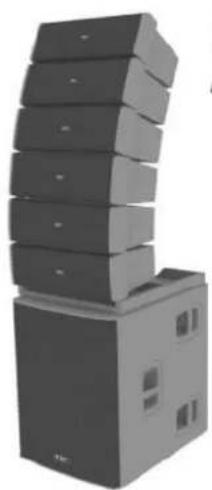 FBT Mitus 112 - AGGANCIO DI 2 SUBWOOFER, SATELLITE E BARRA DI SOSPENSIONE ATTACHMENT OF 2 SUBWOOFERS, SATELLITE AND FLYBAR - 10