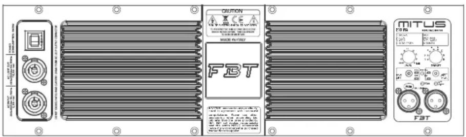 FBT Mitus 112 - INFORMATIONS DE SÉCURITÉ IMPORTANTES - 5