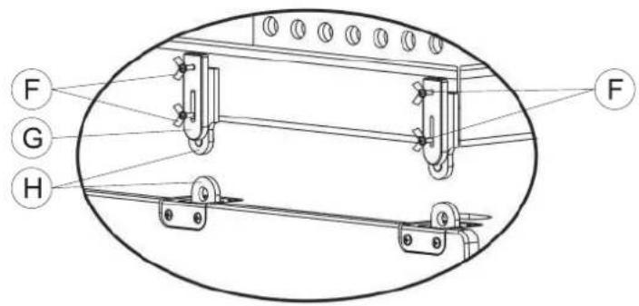 FBT Mitus 112 - AGGANCIO DI 2 SUBWOOFER, SATELLITE E BARRA DI SOSPENSIONE ATTACHMENT OF 2 SUBWOOFERS, SATELLITE AND FLYBAR - 4
