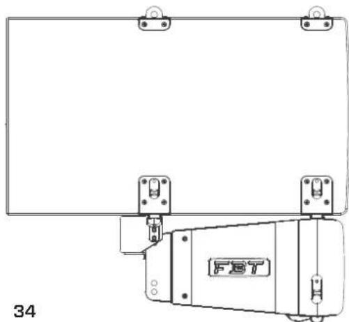 FBT Mitus 112 - ANCRAGE DE 2 SUBWOOFERS, SATELLITE ET BARRE DE SUSPENSION KOPPLUNG VON 2 SUBWOOFER, SATELLIT UND TRAGESTANGE - 3