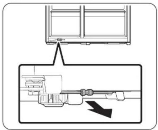 SAMSUNG RS6GCG882EB1 - Débranchementdutuyaud'eau - 1