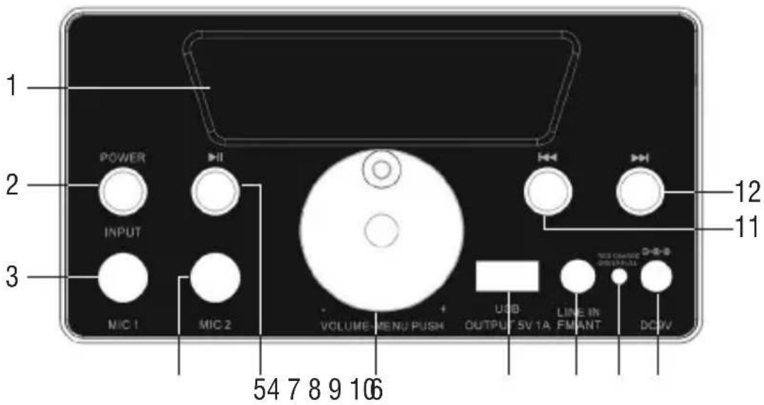 Trevi XF 550 APP - DESCRIPTION LINKS AND CONTROLS - 1