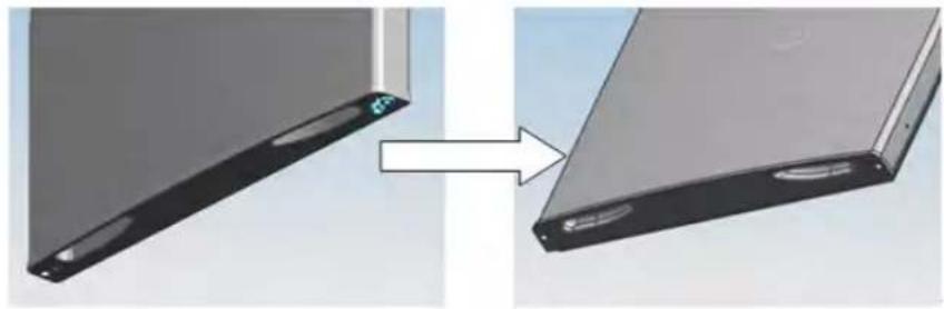 Glem Gas GRF2103SI - REVERSING THE DOOR SWING (OPTIONAL) - 5