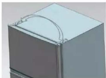 Glem Gas GRF2103SI - REVERSING THE DOOR SWING (OPTIONAL) - 12