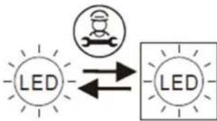 CLIMADIFF CC12F - Sostituzione della lampada di illuminazione - 1