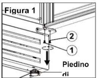 Figura 1 ② ① Piedino di