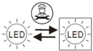 CLIMADIFF CC12F - Sustitución de la LÁMPARA de iluminación - 1