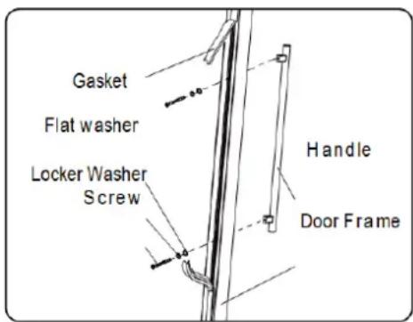 CLIMADIFF CC12F - Installing the handle - 1