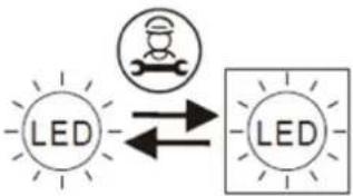 CLIMADIFF CC12F - Replacing light - 1