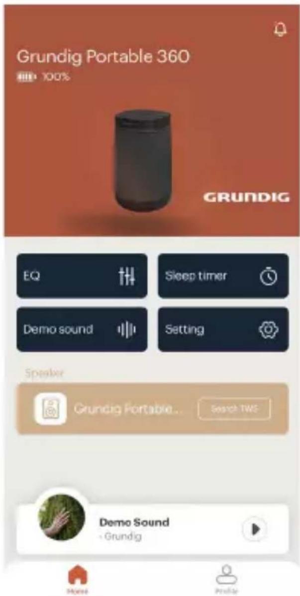 GRUNDIG Portable 360 - APP OPERATION - 1
