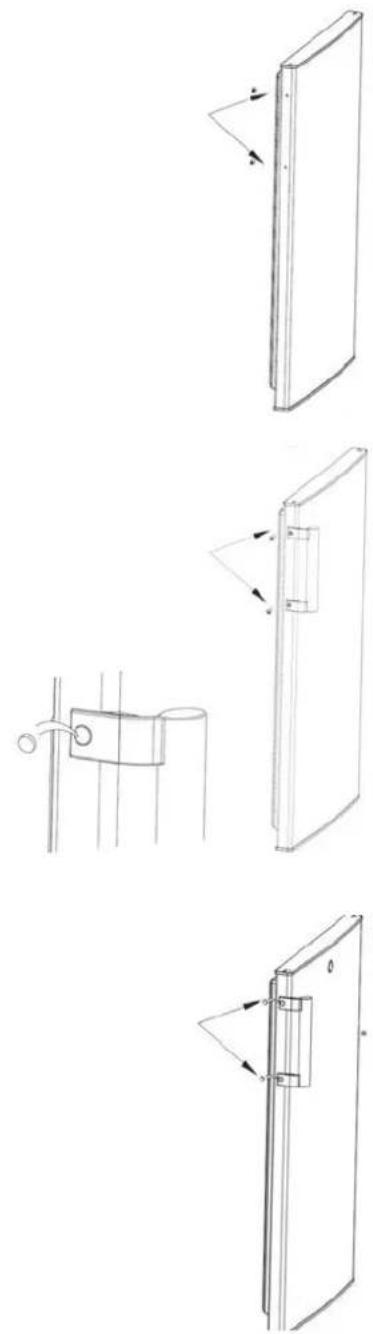 Glem Gas GRF2103WH - INSTALLATION DE L'ÉCLAIRAGE DE LA POIGNÉE DE PORTE (EN OPTION) - 1
