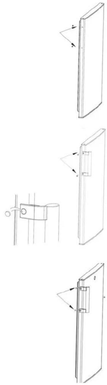 Glem Gas GRF2103WH - DEURHANDGREEP INSTALLEREN VERLICHTING (OPTIONEEL) - 1