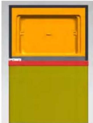 Glem Gas GRF2103WH - INVERSION DU SENS D'OUVERTURE DE LA PORTE (OPTION) - 9