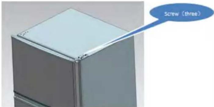 Glem Gas GRF2103WH - REVERSING THE DOOR SWING (OPTIONAL) - 3