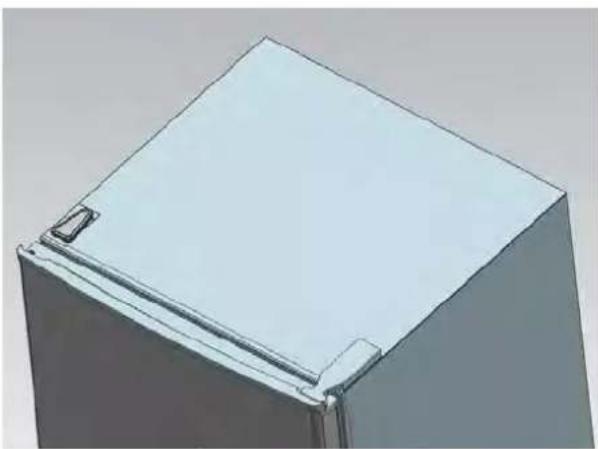 Glem Gas GRF2103WH - REVERSING THE DOOR SWING (OPTIONAL) - 1