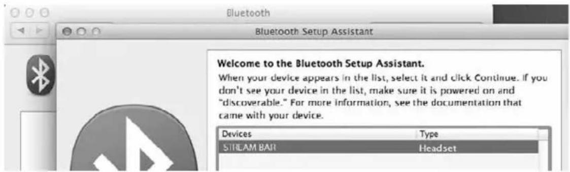 CABASSE Stream BAR - BLUETOOTH CONNECTION TO AN ANDROID TABLET - 1
