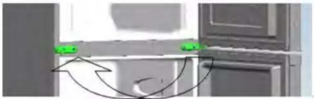 Glem Gas GRF2103BK - REVERSING THE DOOR SWING (OPTIONAL) - 10