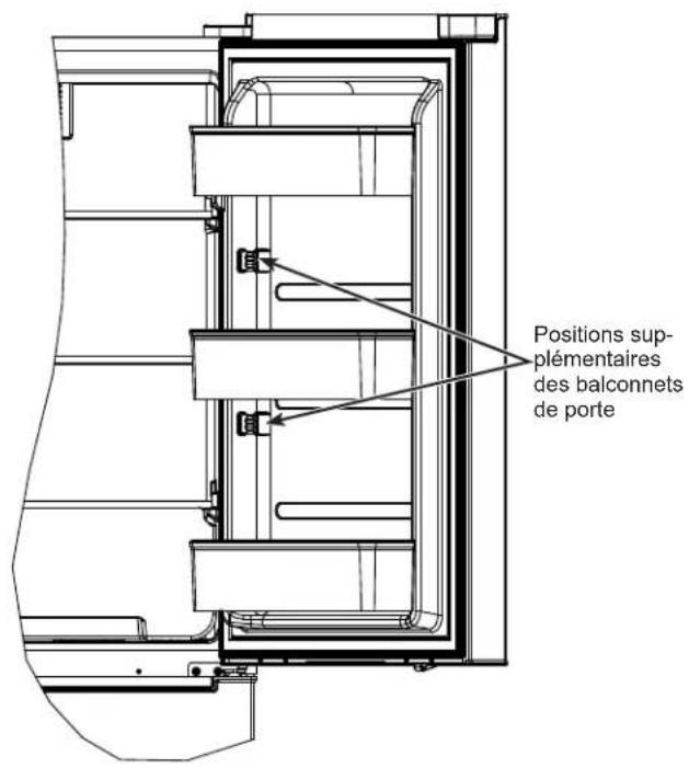 GE Profile PBV10R5VSS - Balconnets de la porte du réfrigérateur - 1