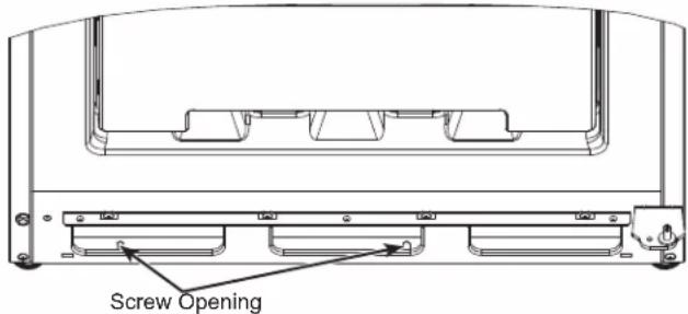 GE Profile PBV10R5VSS - INSTALLATION OF FLOOR SCREWS (Optional) - 1
