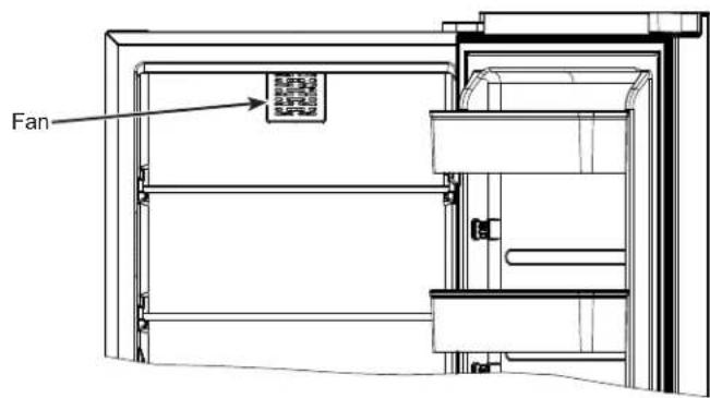 GE Profile PBV10R5VSS - Refrigerator Fan - 1