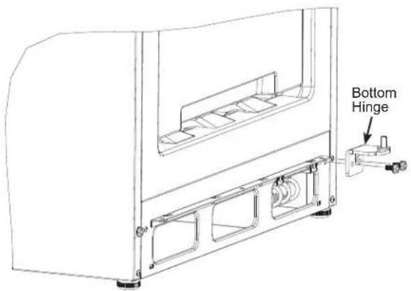 GE Profile PBV10R5VSS - Removing Bottom Hinge - 2