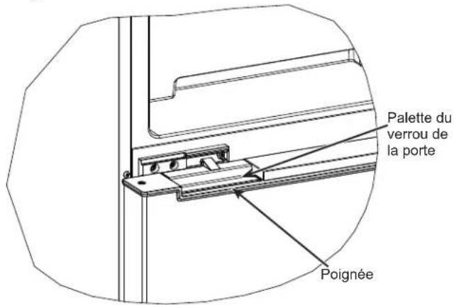 GE Profile PBV10R5VSS - Verrou de porte - 1