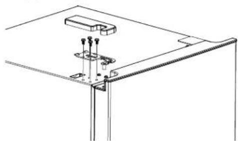 GE Profile PBV10R5VSS - Reinstalling Refrigerator Door and Upper Hinge - 3