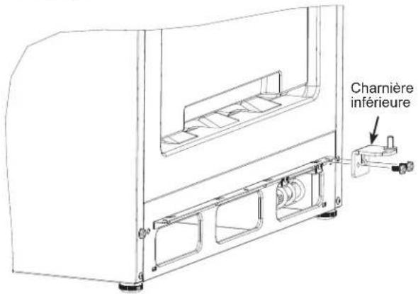 GE Profile PBV10R5VSS - Retrait de la charnière inférieure - 2