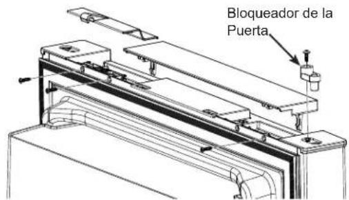 GE Profile PBV10R5VSS - Reinstalación de la Puerta del Refrigerador y de la Bisagra Superior - 1
