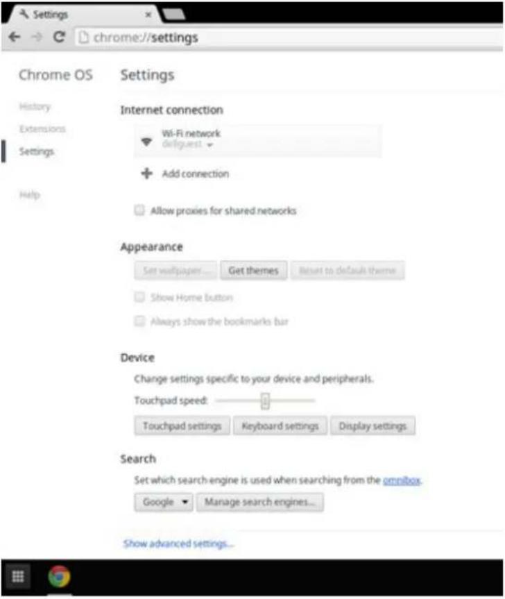 DELL Latitude 3445 Chromebook - Affichage des informations système - 1
