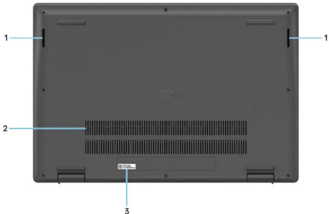 DELL Latitude 3445 Chromebook - Dessous - 1