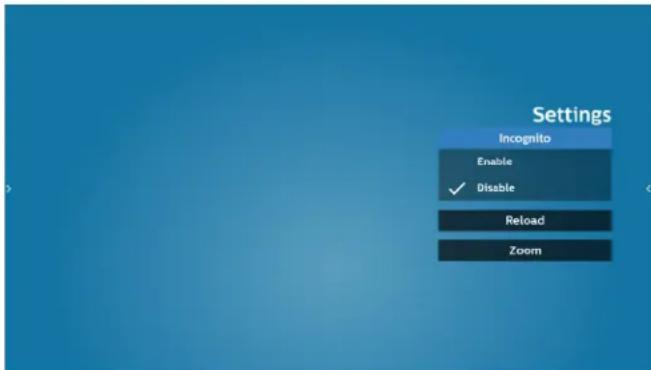 PHILIPS 65BDL3652T - 按“Settings”（设置）后进入下一页。 - 2