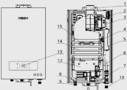 PHILIPS AWH5211 - 外观结构、部件名称及产品尺寸 - 1
