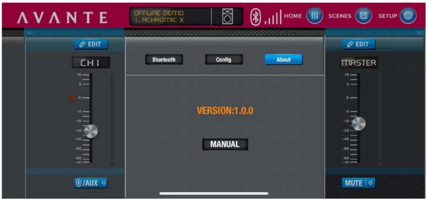 Avante Achromic A10X - APPLICATION CONTROL - 1
