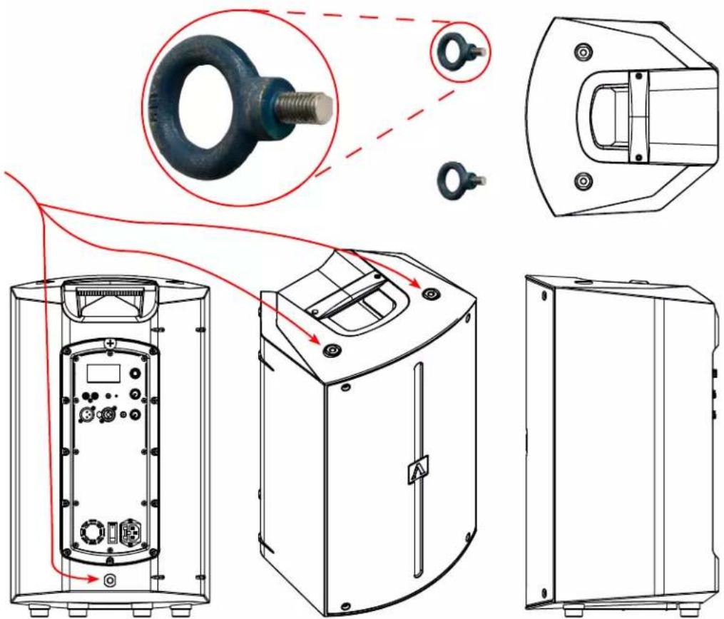Avante Achromic A10X - Eye-Bolt Hardware Kit (sold saperately) - 1
