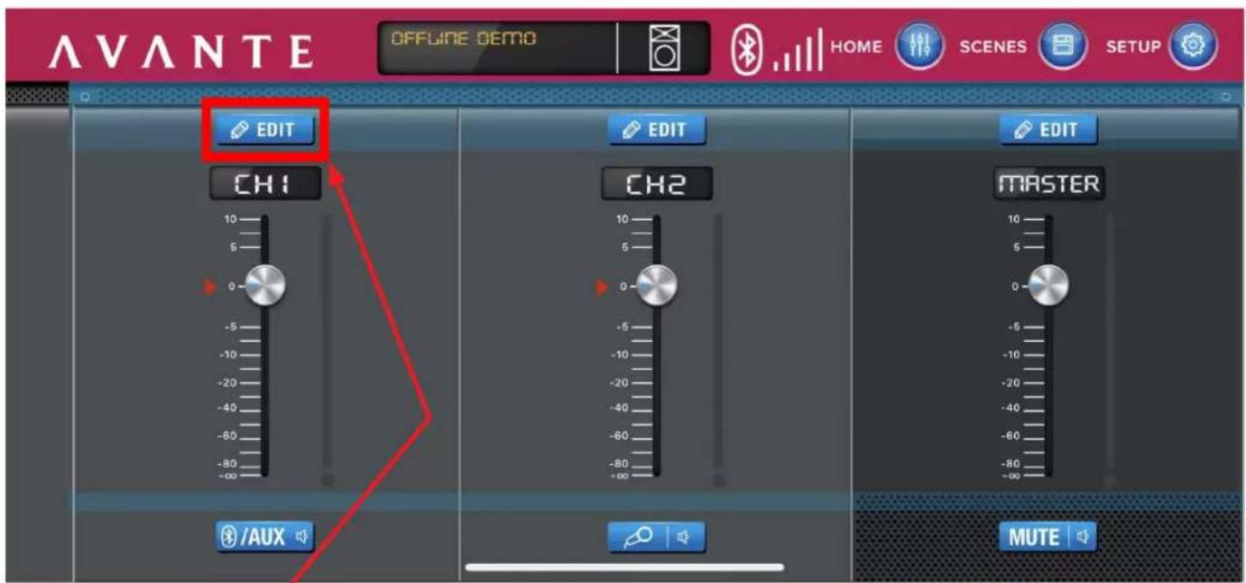 Avante Achromic A15X - CONTRÔLE DE L'APPLICATION - 1