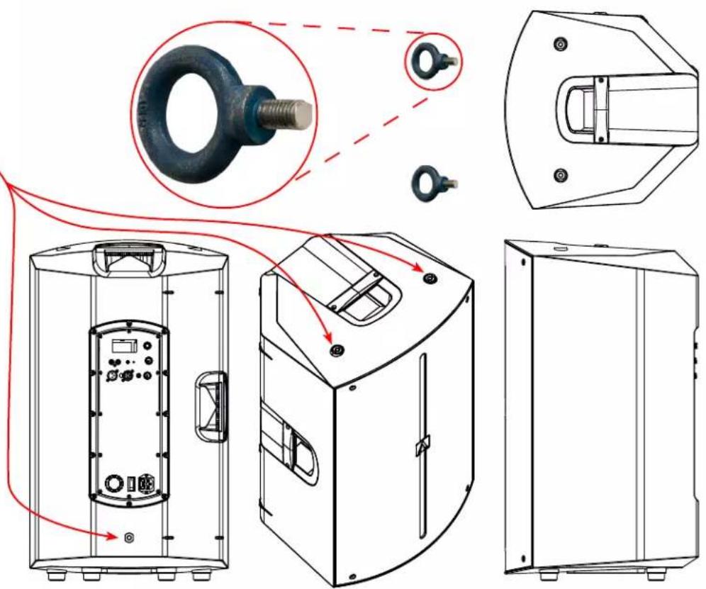 Avante Achromic A15X - Eye-Bolt Hardware Kit (sold separately) - 1
