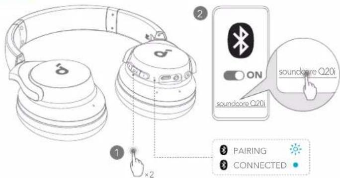 soundcore Q20i - MANUELL PARKOPPLING - 1