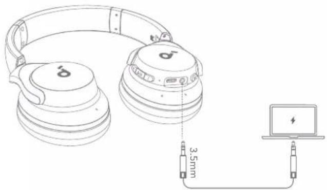soundcore Q20i - KABELGEBUNDENES HÖREN - 1