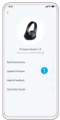 Firmware Version 1.2 Dual Connections Update Firmware Help & Feedback Quick Start Guide