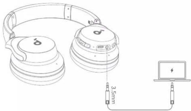 soundcore Q20i - AFSPILNING MED KABEL - 1