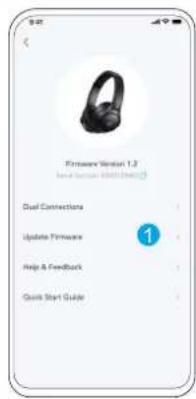 Firmware Version 1.2 Dual Connection Update Firmware Help & Feedback Quick Start Guide