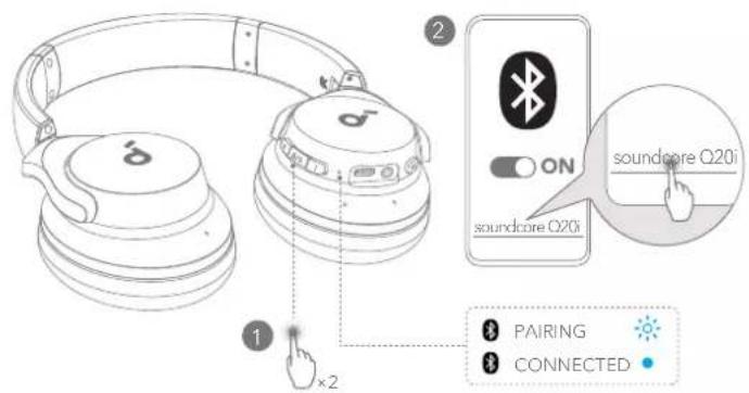 soundcore Q20i - תְקַרָה בְּרָה - 2
