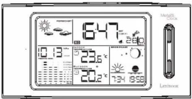 LEXIBOOK MeteoClock SM1660 - Hauptanzeigeeinheit SM1660 - 1