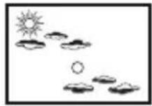 LEXIBOOK MeteoClock SM1660 - Symbols representing the weather forecast - 2